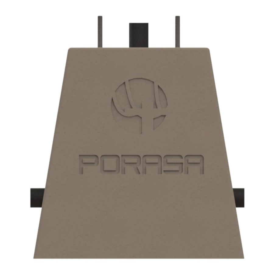 Base arbotante piramidal 35 x 65 x 60 cms anclas de 3/4