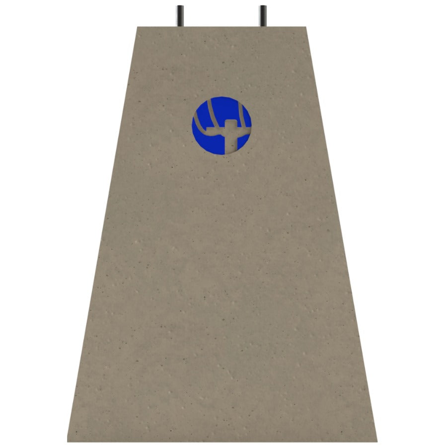 Base piramidal para paneles solares con 2 pernos de 1/2