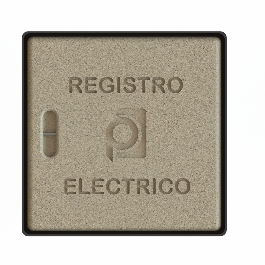 REGISTRO ALUMBRADO FIBRA DE VIDRIO 30 X 30 X 30 APILABLE MARCA PROFICO