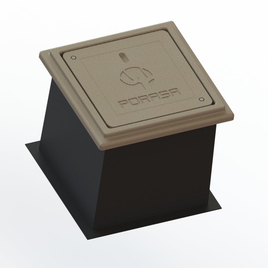 Registro Alumbrado Fibra de Vidrio 40 x 40 x 40 Marca Profico