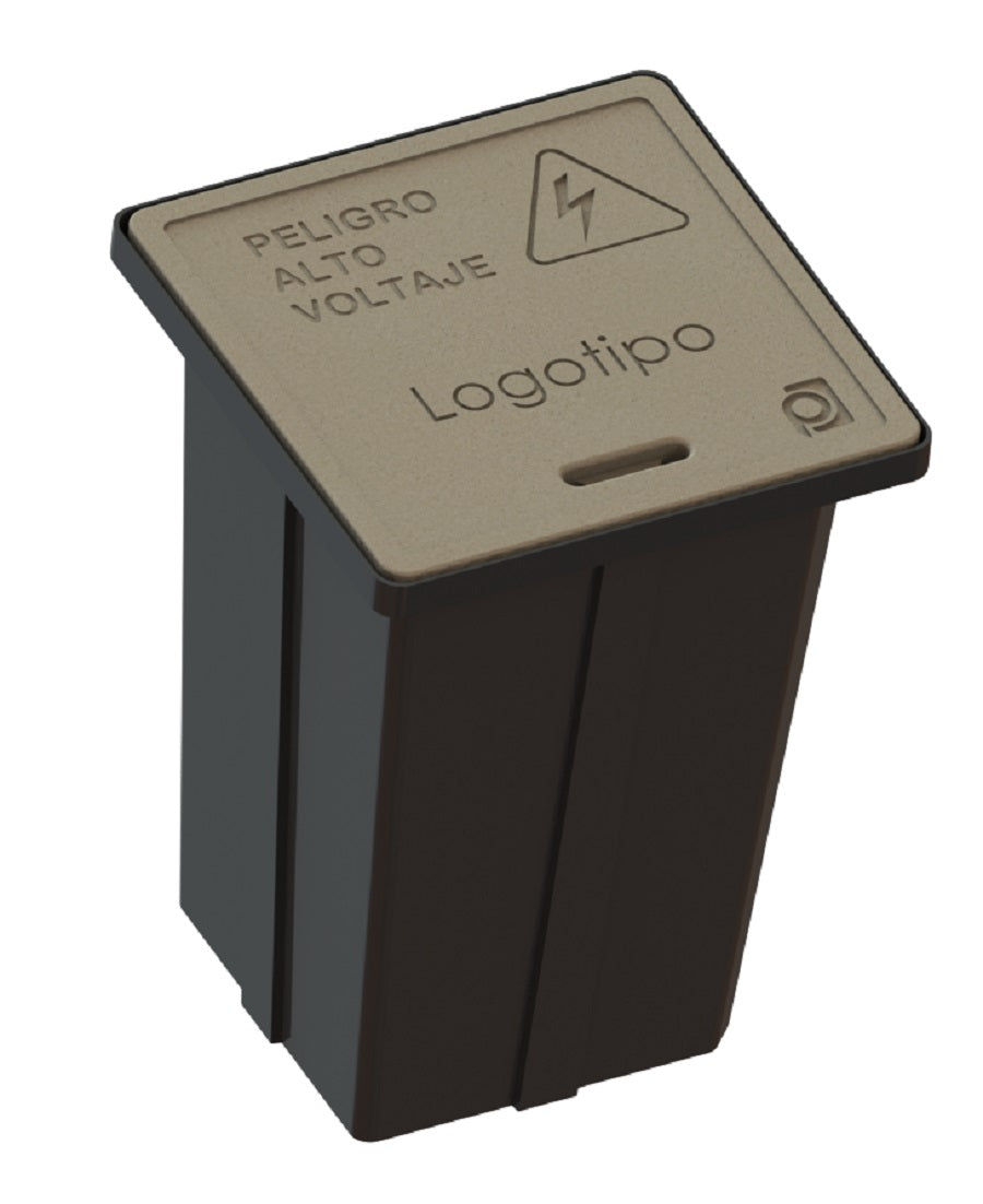 Registro Alumbrado Fibra de Vidrio 40 x 40 x 60 Apilable Marca Profico
