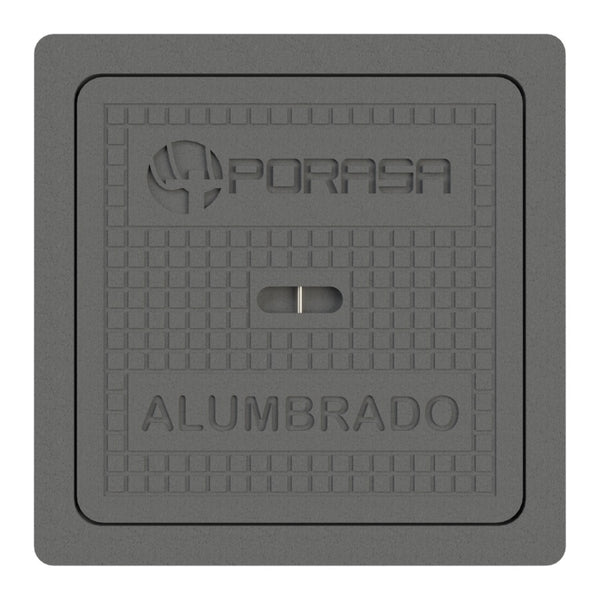 Registro Alumbrado Cuerpo Concreto Hidraulico y Brocal Concreto Polimerico 40 40 40  Porasa