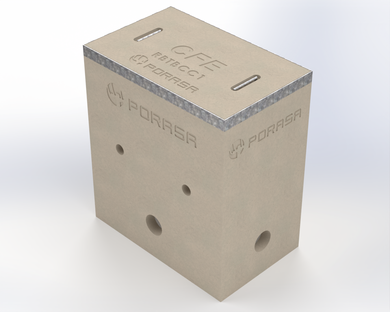 Registro Baja Tensión Banqueta RBTBCC1 Porasa