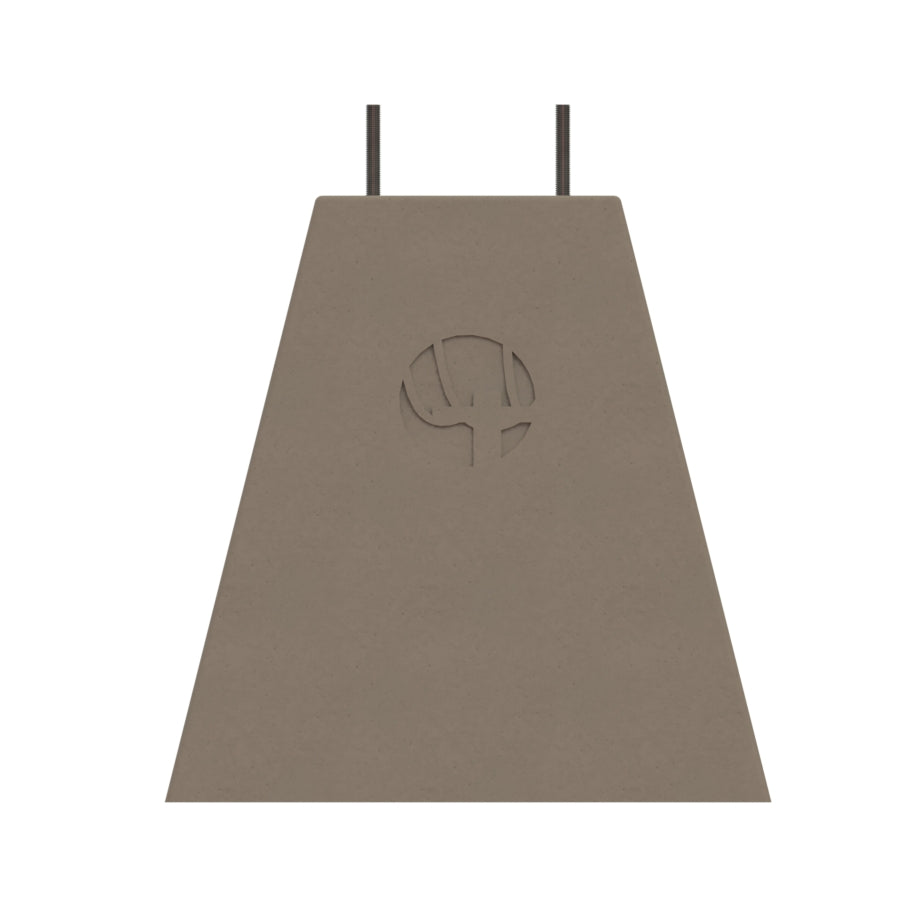 Base arbotante piramidal 40 x 80 x 80 cms anclas de 3/4